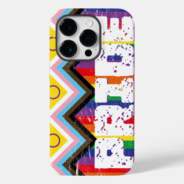 Progress Pride LGBTQ  Case-Mate iPhone Case (Back)