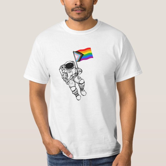 Progress Pride Moonman T-Shirt (Front)