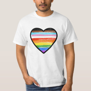 Progress Pride Painted Heart T-Shirt