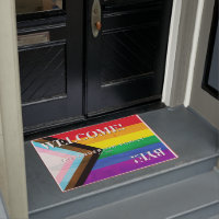 Progress Pride Rainbow Beach Personalized Welcome