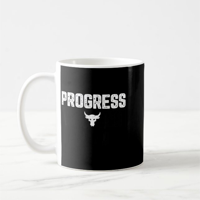 Progress Through Pain Coffee Mug (Left)