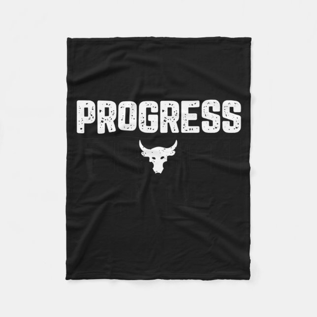 Progress Through Pain Fleece Blanket (Front)