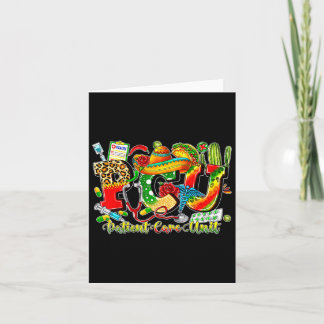 Progressive Care Unit Pcu Cinco De Mayo Mexican Nu Card
