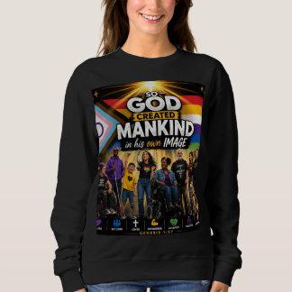 Progressive Christian Diversity & Inclusion Script Sweatshirt