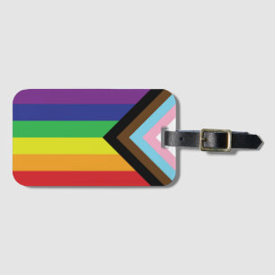 Progressive LGBTQIA Flag Luggage Tag