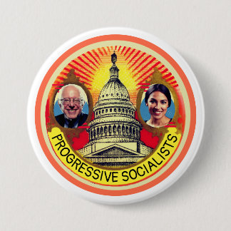 Progressive Socialists 3 Inch Round Button