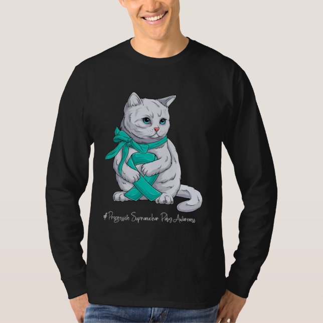 Progressive Supranuclear Palsy Awareness Month Tea T-Shirt (Front)