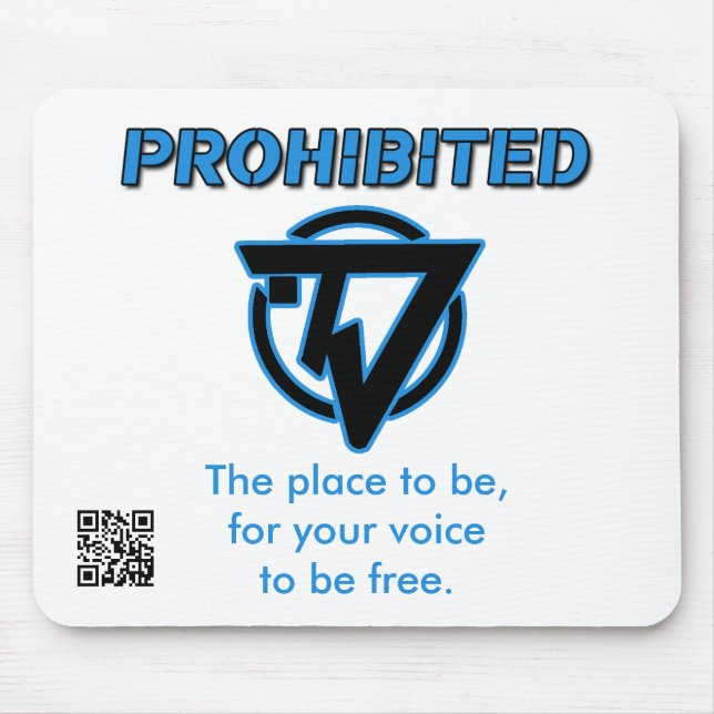 Prohibited Mouse Pad (Front)