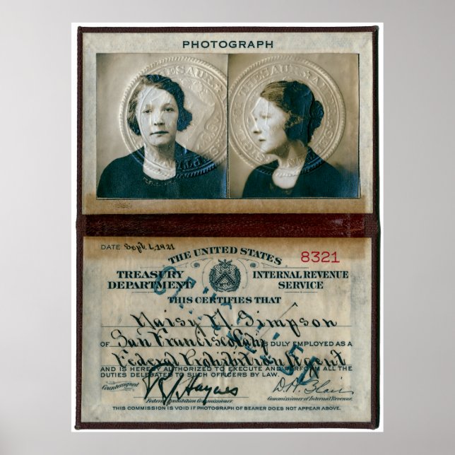  Prohibition Agent Simpson AKA Lady Hooch Hunter Poster (Front)