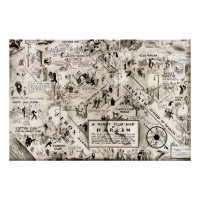 Prohibition Era Harlem, New York Speakeasy Map