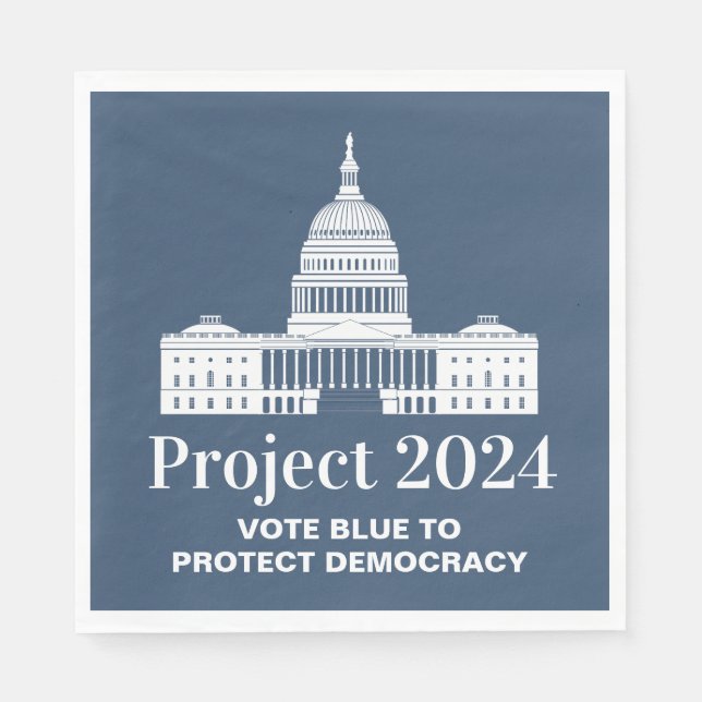 Project 2024 Vote for Democracy Napkin (Front)