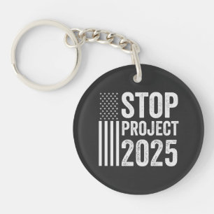 Project 2025 Trump American Republican USA Keychain
