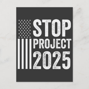 Project 2025 Trump American Republican USA Postcard