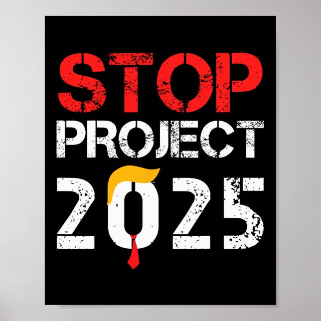 Project 2025 Trump's Project Anti Trump 3  Poster (Front)