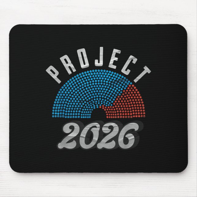 Project 2026 Tee Shirt  Mouse Pad (Front)