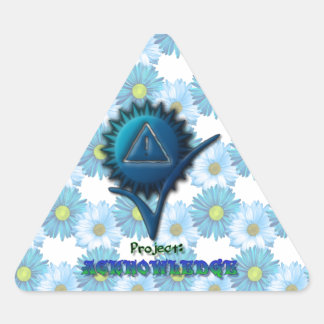 Project: ACKNOWLEDGE  Triangle Sticker