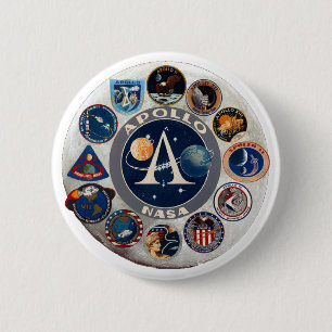 Project Apollo: The Composite Logo 2 Inch Round Button