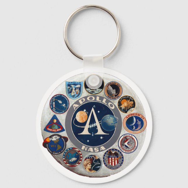 Project Apollo: The Composite Logo Keychain (Front)