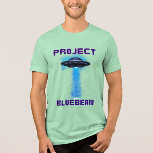 Project Bluebeam New Jersey Drones UFO Tri-Blend Shirt
