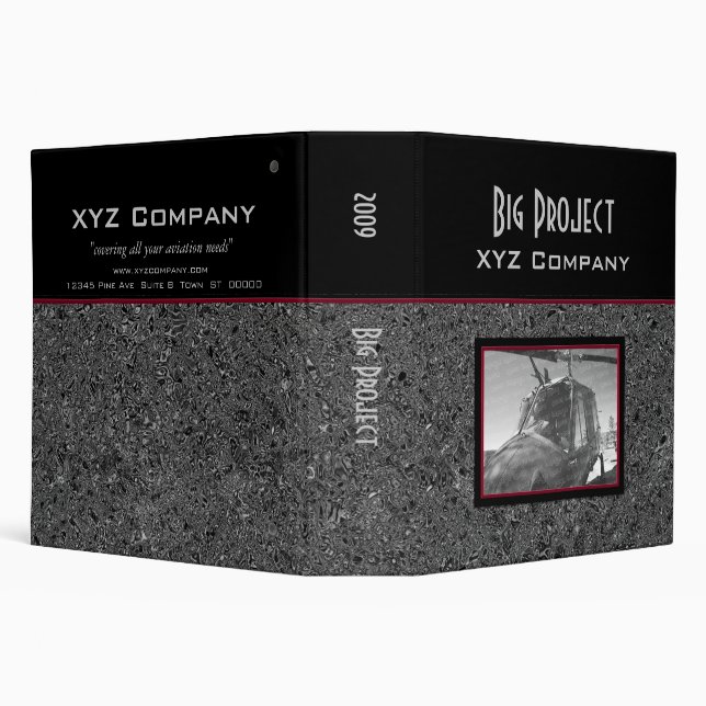 Project Book / Red - Photo Binder (Background)