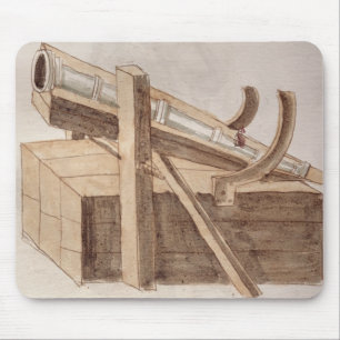 Project for a cannon mouse pad