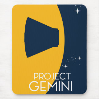 Project Gemini Space Art illustration Mouse Pad
