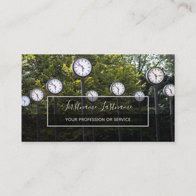 Project manager and Managing directors Business Card (Front)