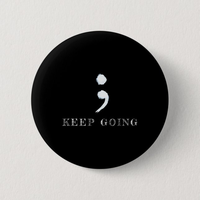 Project Mental Health Awareness  2 Inch Round Button (Front)
