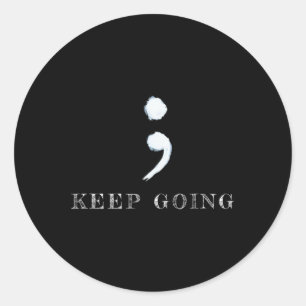 Project Mental Health Awareness  Classic Round Sticker