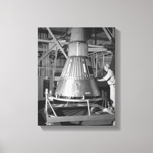 Project Mercury - Capsule #2 Photograph Canvas Print (Front)