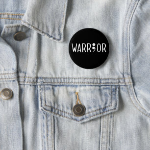 Project Semicolon Warrior 2 Inch Round Button