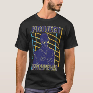 Project Whisperer retro Men Construction Project M T-Shirt