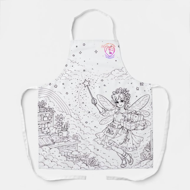 #ProjectCraftFairy LuLu v2 Colouring Apron (Front)