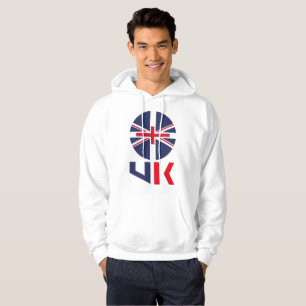PROJECTED FLAG UK / ENGLAND BY MASANSER HOODIE