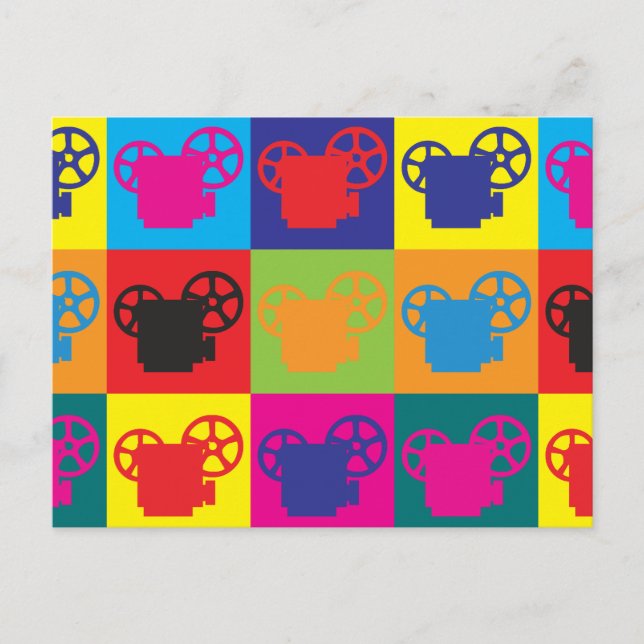 Projection Pop Art Postcard (Front)