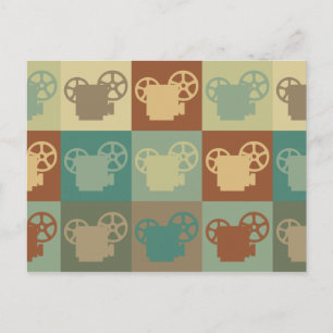 Projection Pop Art Postcard