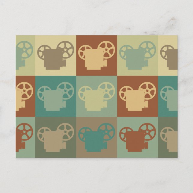 Projection Pop Art Postcard (Front)