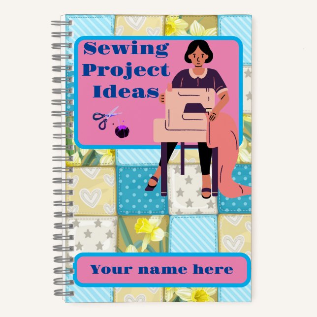 Projets de couture Carnet spiral (Recto)