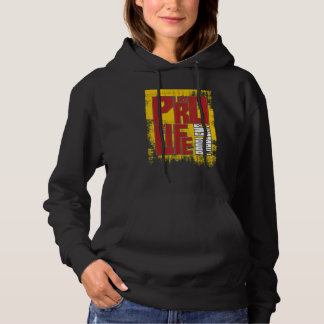 Prolife For Women Men Pro Life Conservative I Am P Hoodie