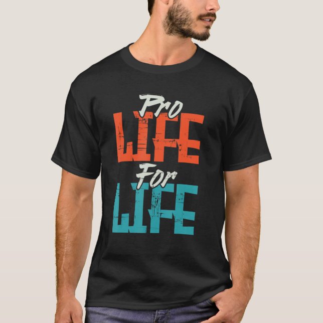 Prolife Generation Life Begins The Womb Republican T-Shirt (Front)