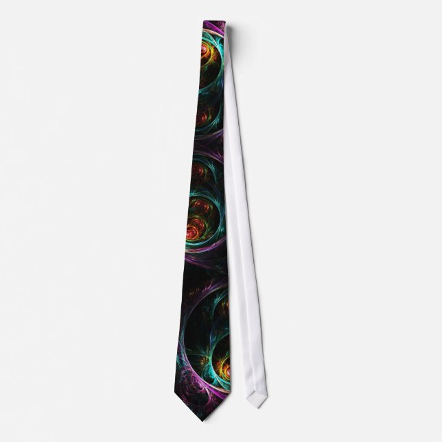 Prolific Pulchritude Fractal Tie (Front)