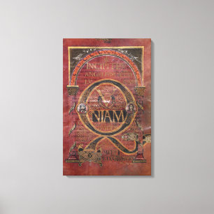 Prologue of the Gospel of St. Luke Canvas Print