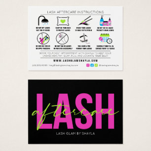 Prolongation de la lash Après-soin Neon Llow Instr