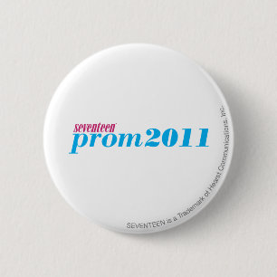 Prom 2011 - Aqua 2 Inch Round Button