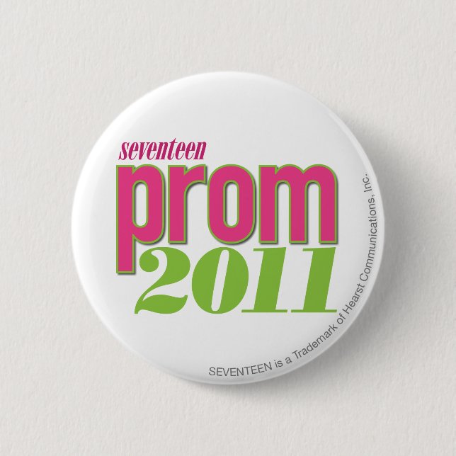 Prom 2011 - Green 2 Inch Round Button (Front)