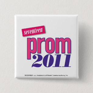 Prom 2011 - Pink 2 Inch Square Button