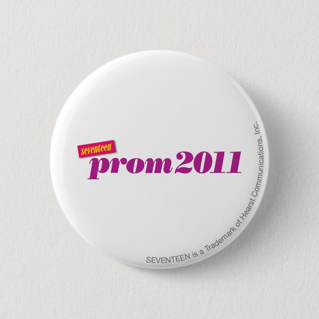 Prom 2011 - Purple 2 Inch Round Button (Front)