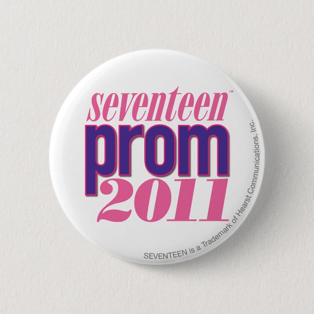 Prom 2011 - Purple 2 Inch Round Button (Front)