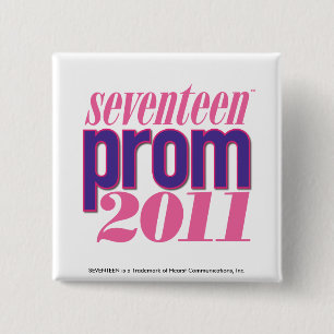 Prom 2011 - Purple 2 Inch Square Button