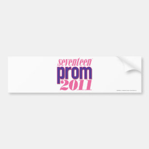 Prom 2011 - Purple Bumper Sticker